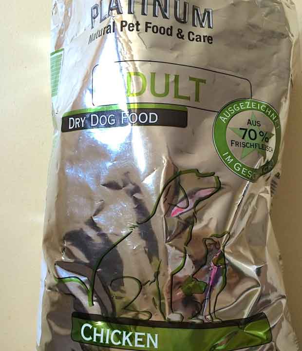 Platinum Hundefutter: So sieht die Verpackung aus Platinum Hundefutter: So sieht die Verpackung aus