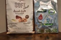 Bosch Soft Landente mit Kartoffel und PLATINUM Adult Chicken: Trockenfutter mit Geflügel im Vergleichstest