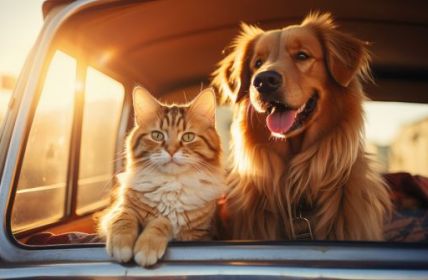 Tiertransport im Auto: GTÜ gibt Sicherheitstipps für (Foto: AdobeStock - 621546328 Natee Meepian)